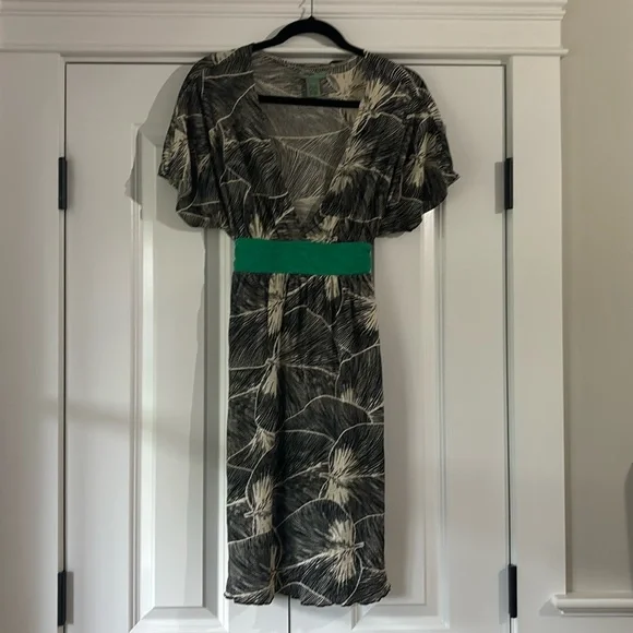 Anthropologie Maple Plunge Neck Empire Dress - Picture 1 of 3